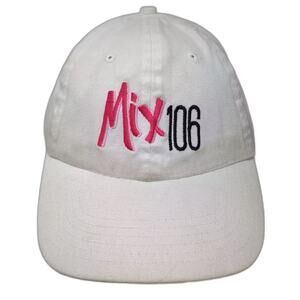 AMC Baseball Cap White Pink Mix 106 Hat Swim and Run Shop One Size Adjustable